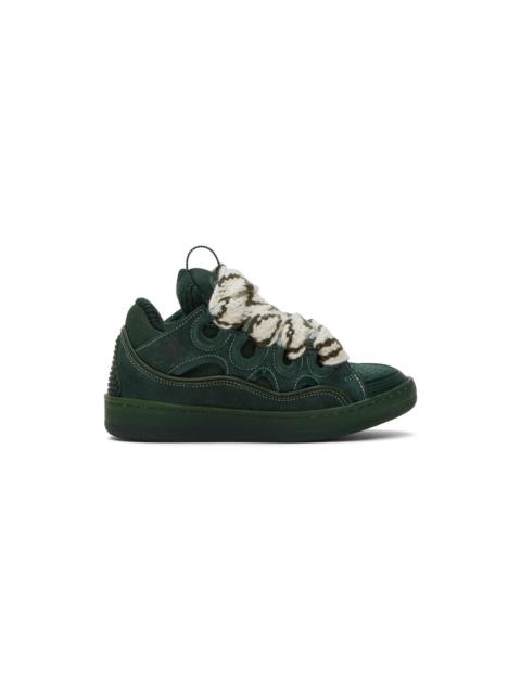 Lanvin Green Curb Sneakers