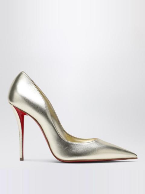 Christian Louboutin Christian Louboutin Miss Z Pumps In Silver Laminated Nappa