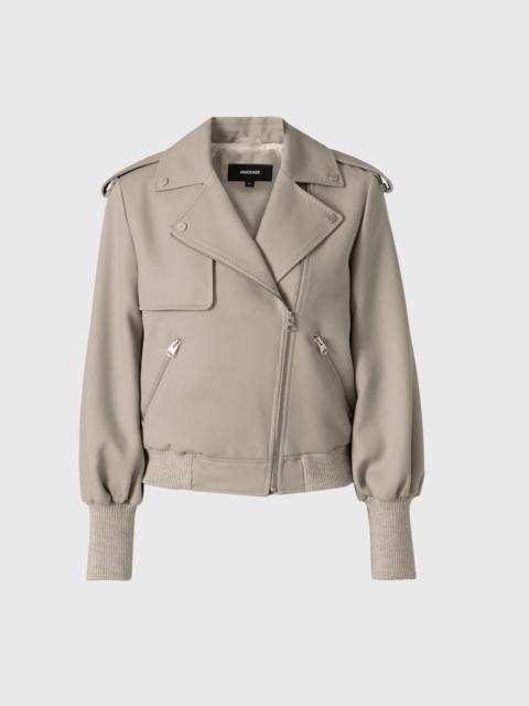 MACKAGE PONY Wool Gabardine Moto Jacket