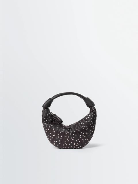 Lemaire STUDS DOTS MINI FORTUNE CROISSANT BAG IN LEATHER