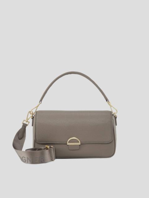 BOGNER PONTRESINA NERA SHOULDER BAG IN TAUPE