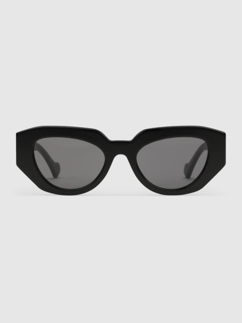 Geometric-frame sunglasses