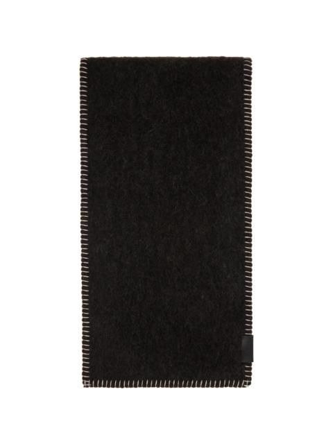 Lemaire Brown Cocotte Fluffy Scarf