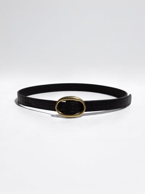 BROCHU WALKER The Chelsea Croco Leather Medium Belt