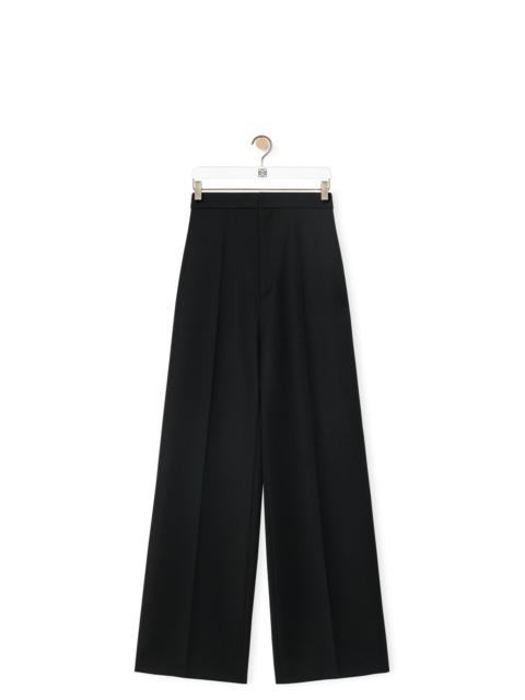 High waisted trousers in wool