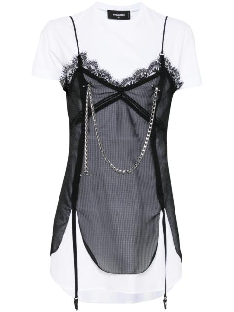 DSQUARED2 Pierced Apron Dress
