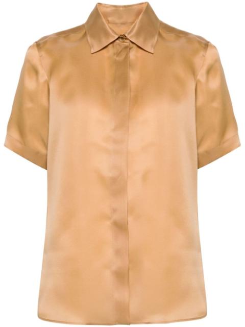Max Mara short-sleeve silk shirt