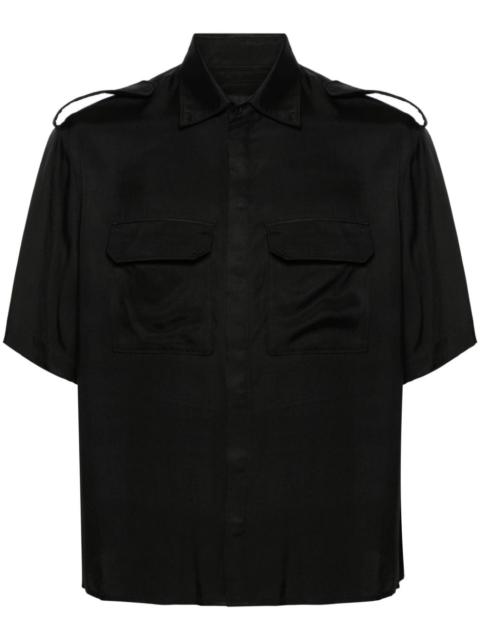 Neil Barrett epaulettes short-sleeve shirt