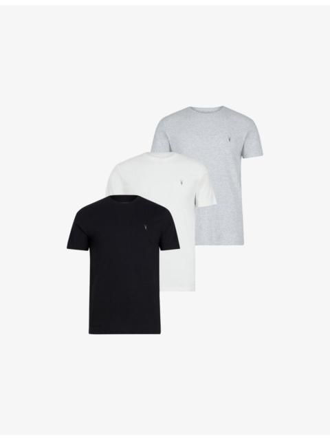 ALLSAINTS Tonic Crew-Neck Short-Sleeve Cotton T-shirt Pack of Three