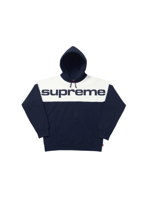 Supreme Supreme Blocked Hoodie Navy