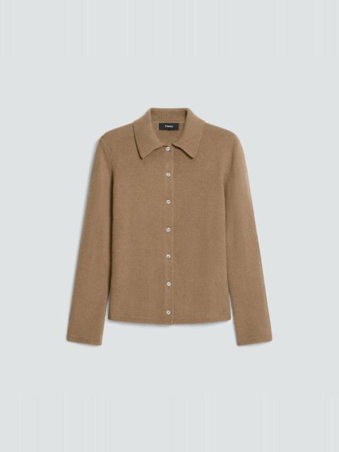Theory Relaxed Shirt in Recycled Cashmere