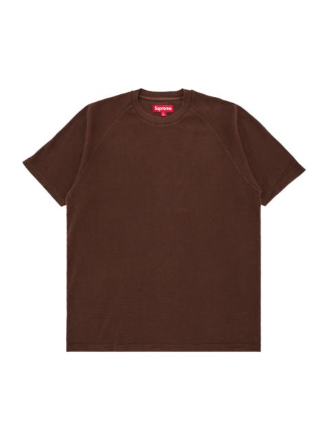 Supreme Stencil Thermal Short-Sleeve Top 'Brown'