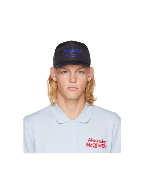 Alexander McQueen Navy Graffiti Cap