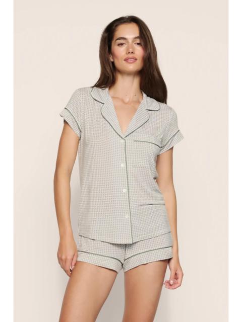 eberjey Gisele Printed TENCEL™ Modal Shortie Short PJ Set
