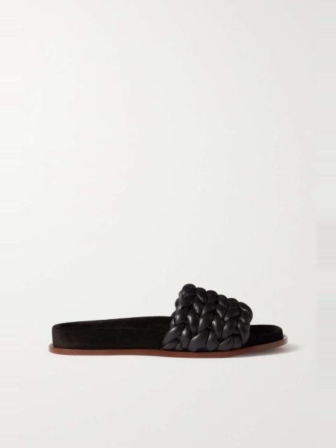 Chloé Kacey woven leather slides