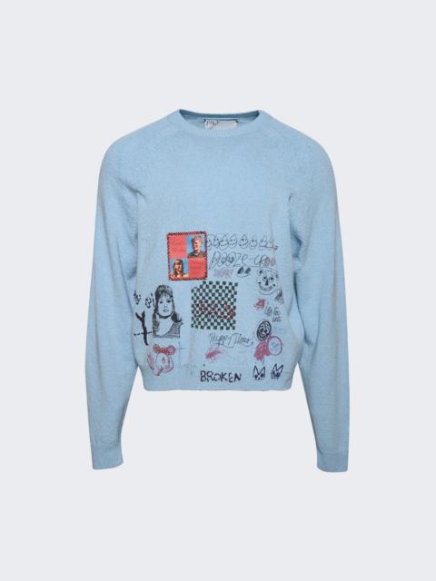 Paly Booze Crooze Knit Sweater Blue