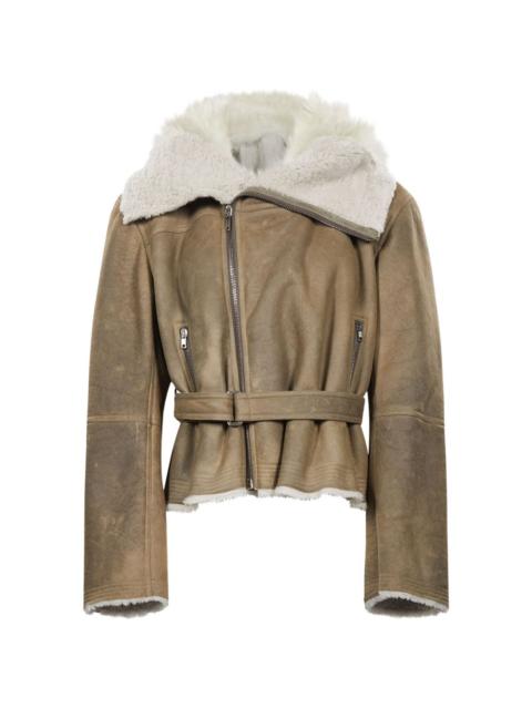Rick Owens Flight shearling jacket