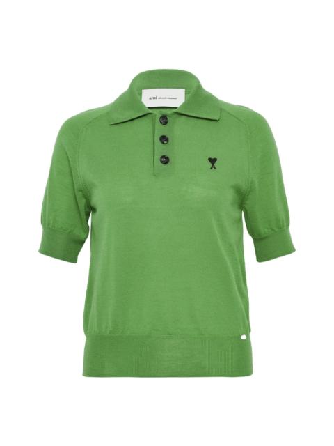AMI Paris Short Sleeves Polo With ADC
