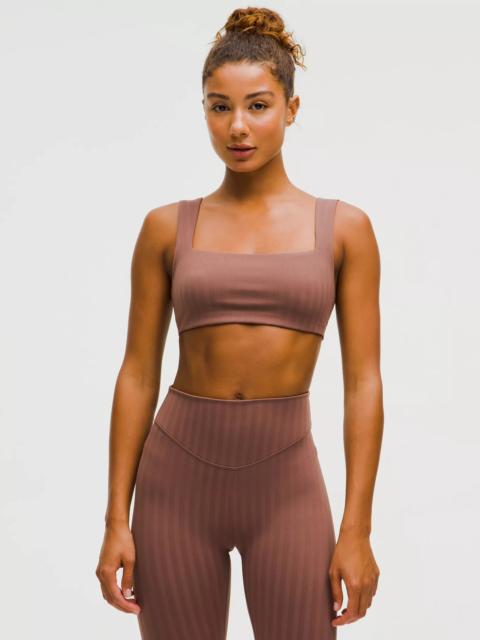 lululemon Wunder Under Bra *Light Support, A/B Cup *Tonal Stripe