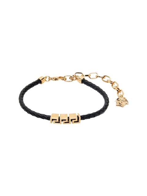 VERSACE Greca Leather Bracelet