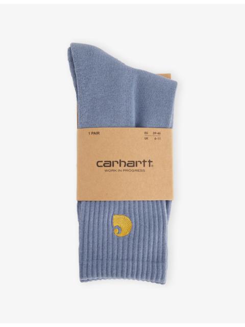 Carhartt WIP Chase Branded Cotton-Blend Socks