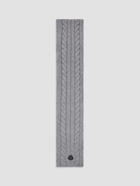 Moncler Men's Scarf in Wool - Grey
