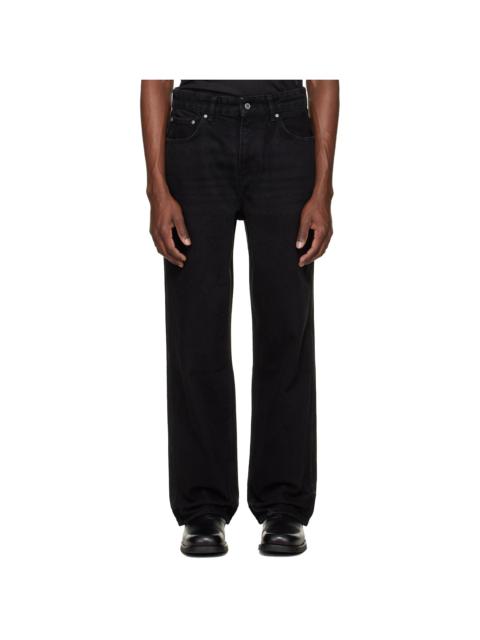 REPRESENT Black R3 Baggy Jeans