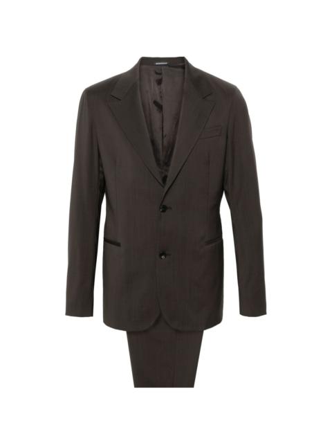 wool single-breasted suit