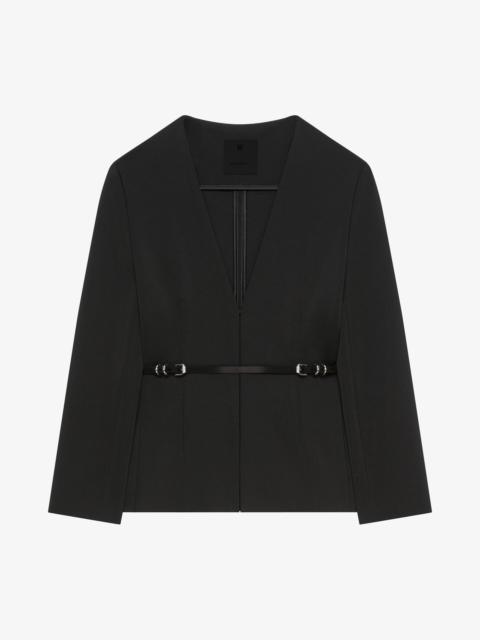 Givenchy SLIM FIT VOYOU JACKET IN PUNTO MILANO