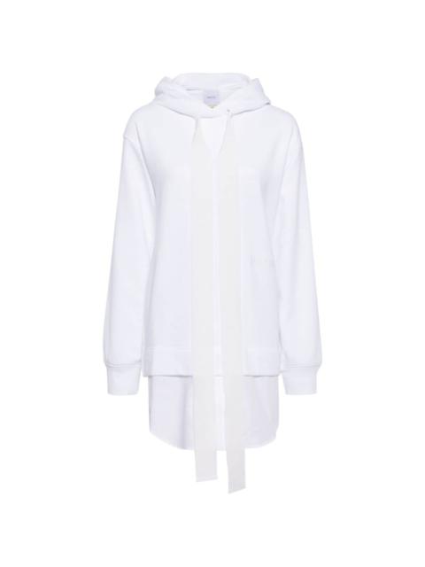 PATOU logo-embroidered oversized hoodie