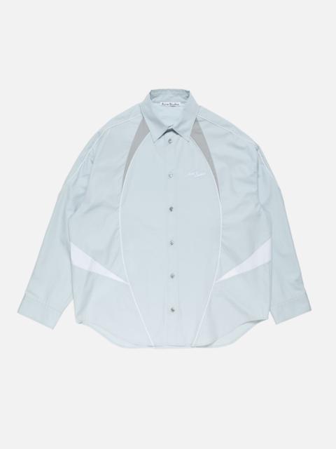 Acne Studios Logo button-up - Cold grey