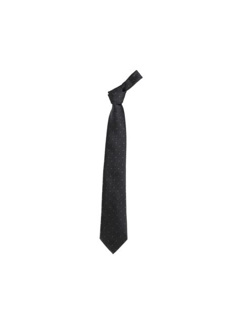 ZEGNA polka-dot silk tie