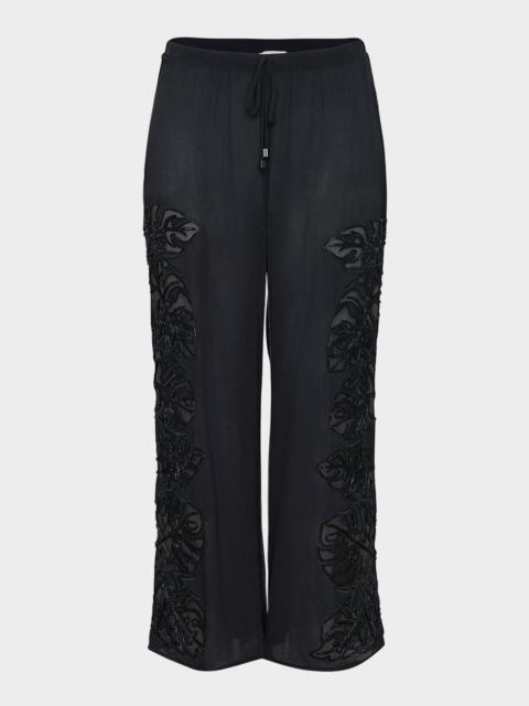 L'AGENCE Geraldine Monstera Pants