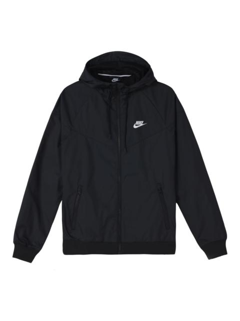 Men's Nike Windrunner Hooded Woven Windbreaker Sports Jacket 727325-010