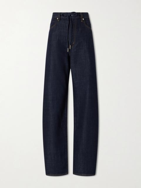 FRAME The Off Duty High-rise Barrel-leg Jeans