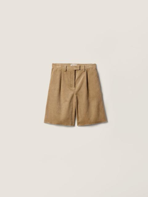 Miu Miu Corduroy shorts