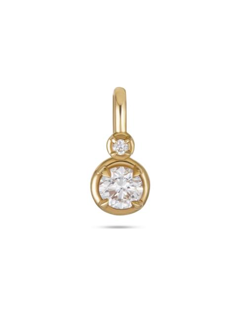 STONE AND STRAND LAB-Created Round Diamond Bonbon Charm
