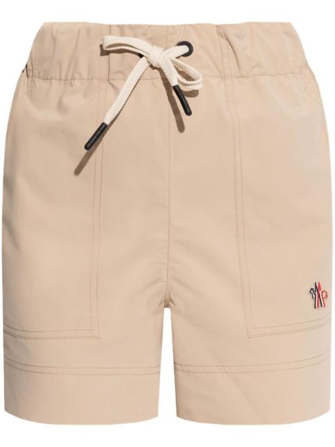 Moncler Grenoble logo-embroidered shorts