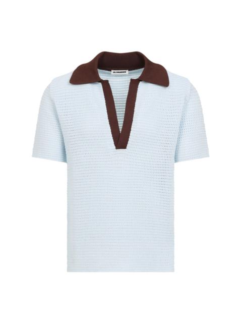 Jil Sander V-neck polo shirt