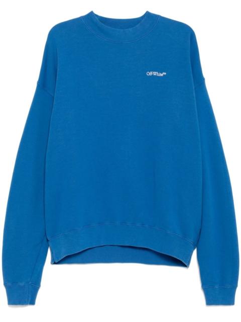 Off-White logo-embroidered sweatshirt