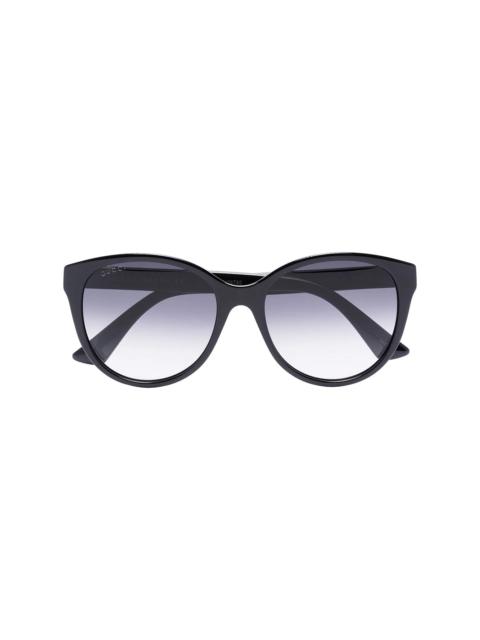 round-frame gradient sunglasses