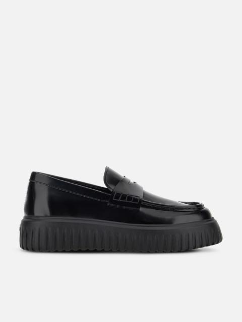 HOGAN Loafers Hogan H-Stripes Black