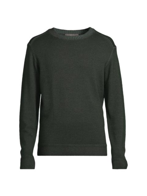 ROBERT BARAKETT Men's Bertona Crewneck Sweater - Olive