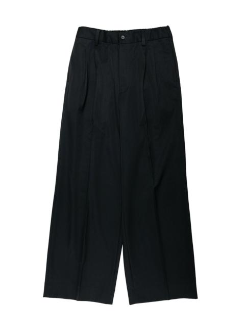 ssstein Easy Long Wide Trousers Black