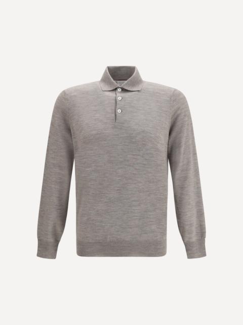 Brunello Cucinelli Virgin wool polo Sweater