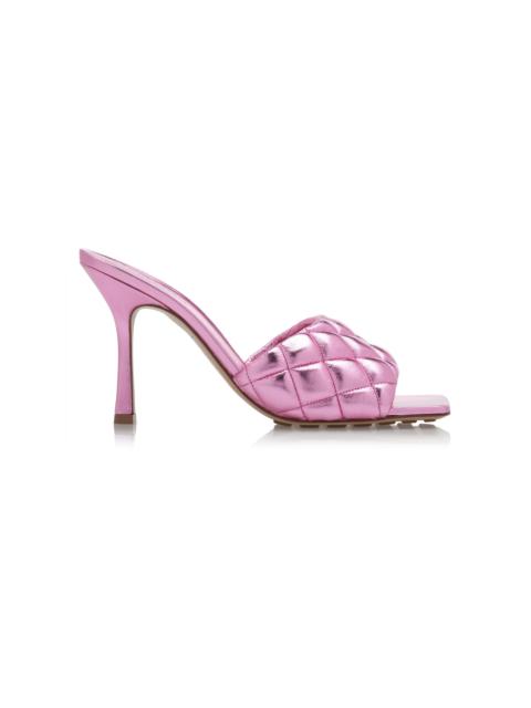 Bottega Veneta Padded Reflection Matelasse Sandals pink
