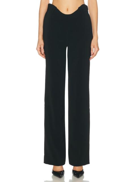 Jean Paul Gaultier Wavy Waistband Tailoring Trouser
