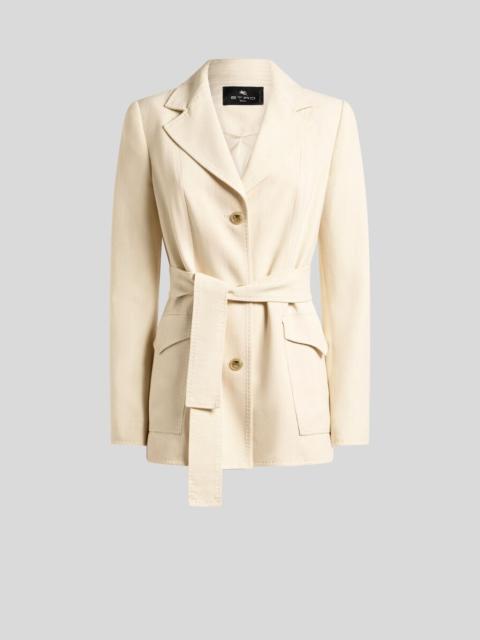 Etro FIELD JACKET WITH BELT
