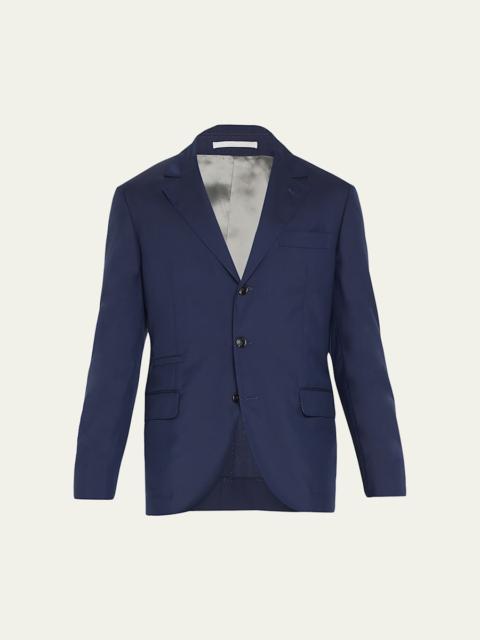 Brunello Cucinelli Men's Wool Three-Button Two-Piece Suit