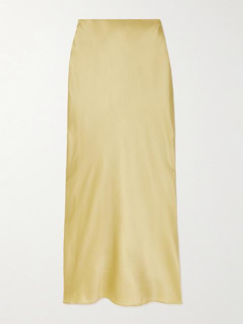 Cult Gaia Chantel Silk-blend Satin Maxi Skirt